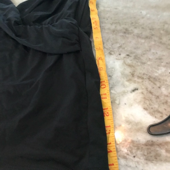 Black Halter Tankini Top - Picture 6 of 12